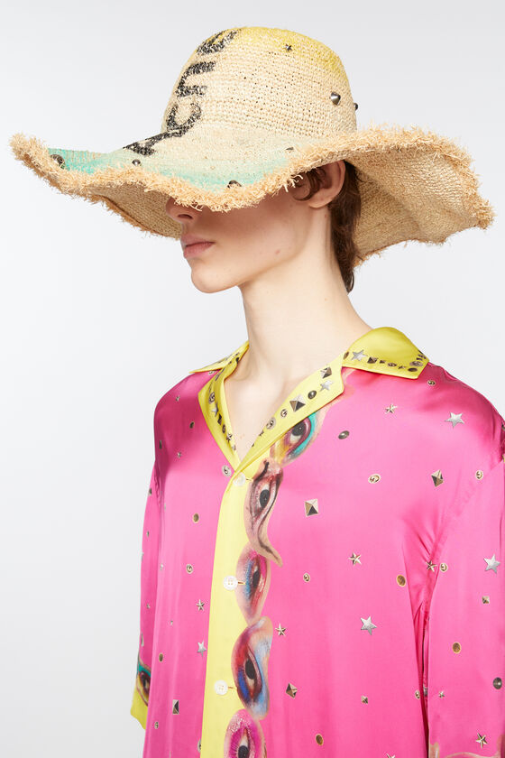 (image for) Classic Raffia wide brim hat